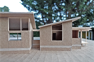 Camano Island Residence Model Elevation