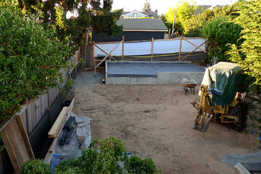 SH Studio Concrete Slab From Above