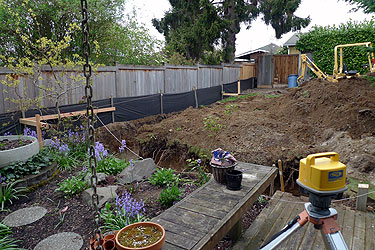 Retaining Wall Site